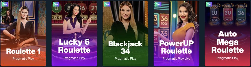 Live Casino bij LuckyMax Casino